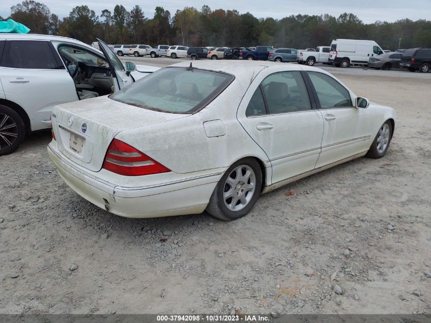 2000 Mercedes-Benz S-Class VIN: WDBNG75J7YA063855 Lot: 37942098