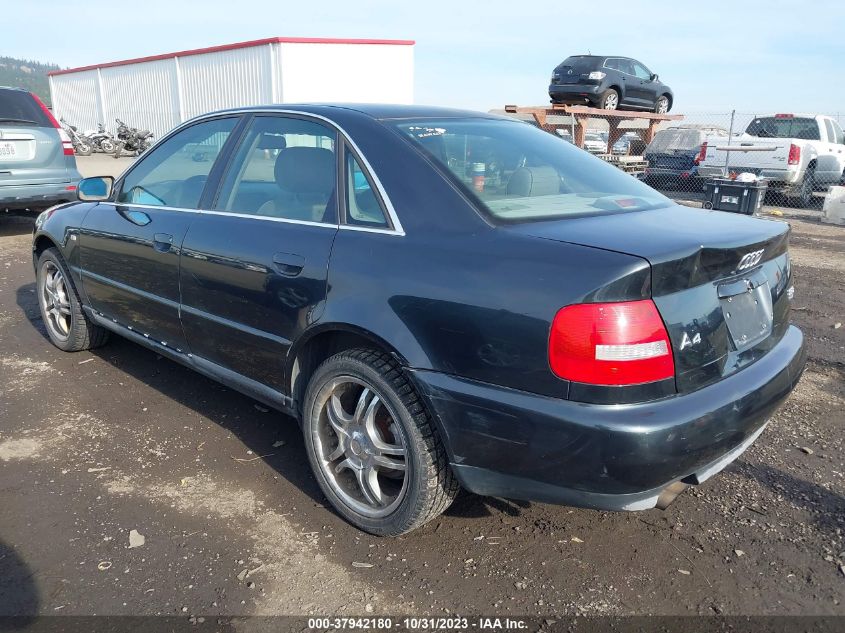 1999 Audi A4 VIN: WAUED28D1XA216731 Lot: 37942180