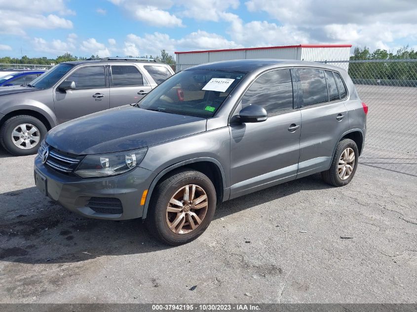 2013 Volkswagen Tiguan S VIN: WVGAV3AX7DW602654 Lot: 37942195