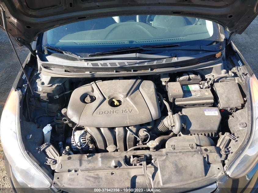 2013 Hyundai Elantra Limited Pzev VIN: KMHDH4AE9DU826898 Lot: 37942356