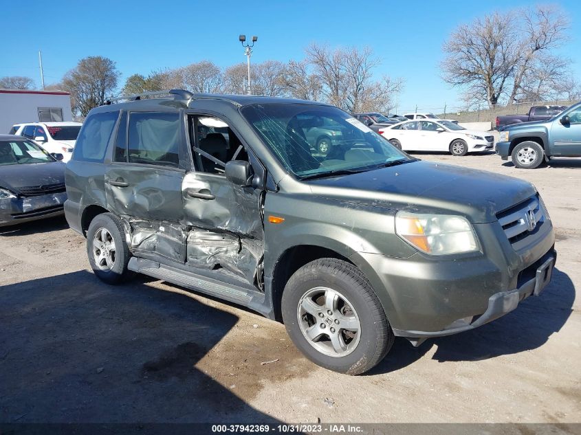 2006 Honda Pilot Ex-L With Res VIN: 5FNYF18646B029947 Lot: 37942369