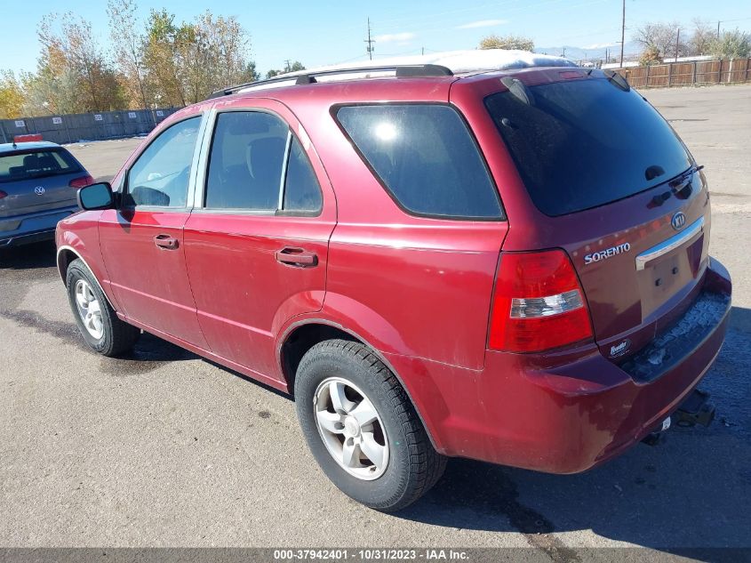 2007 Kia Sorento Lx VIN: KNDJD736575683151 Lot: 37942401