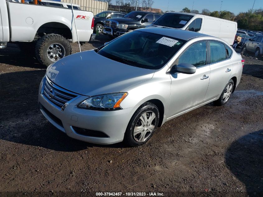 2014 Nissan Sentra Fe+ Sv VIN: 3N1AB7AP5EY316559 Lot: 37942457