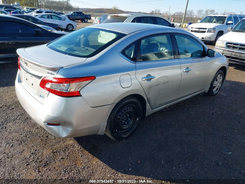 2014 Nissan Sentra Fe+ Sv VIN: 3N1AB7AP5EY316559 Lot: 37942457