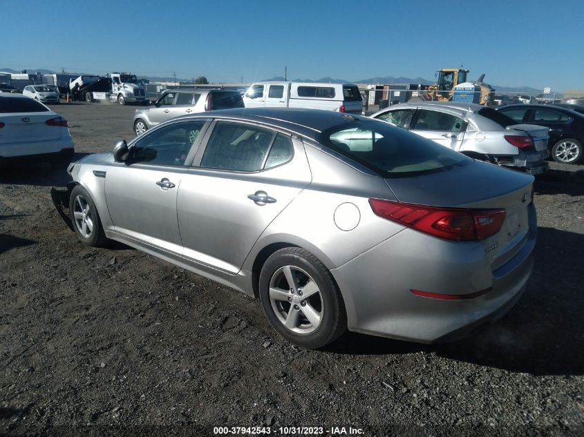 2014 Kia Optima Lx VIN: 5XXGM4A77EG283945 Lot: 37942543