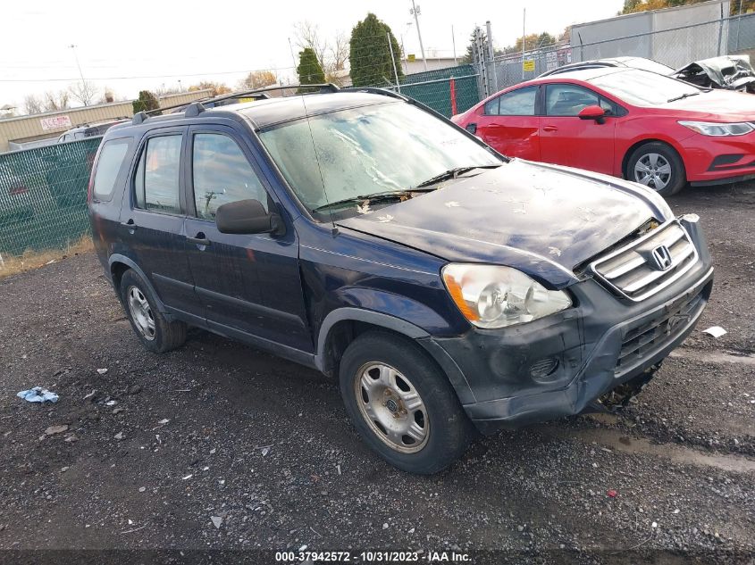 2006 Honda Cr-V Lx VIN: JHLRD78516C043339 Lot: 37942572