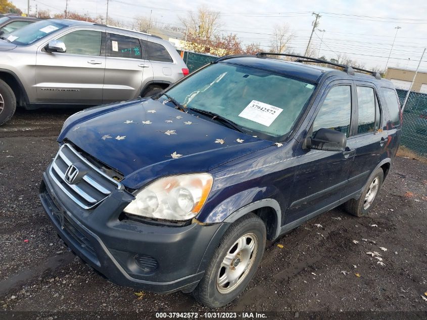 2006 Honda Cr-V Lx VIN: JHLRD78516C043339 Lot: 37942572