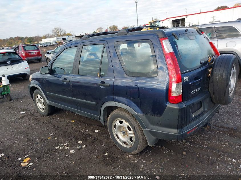 2006 Honda Cr-V Lx VIN: JHLRD78516C043339 Lot: 37942572