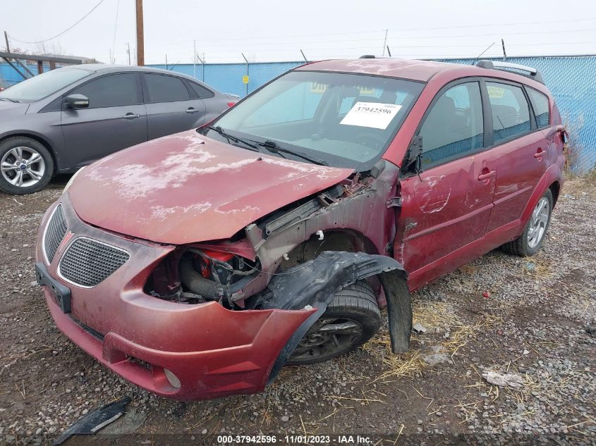 2005 Pontiac Vibe VIN: 5Y2SL63885Z449501 Lot: 37942596