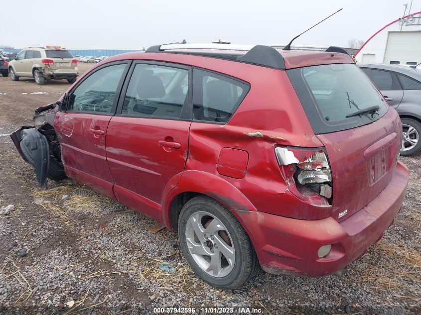 2005 Pontiac Vibe VIN: 5Y2SL63885Z449501 Lot: 37942596