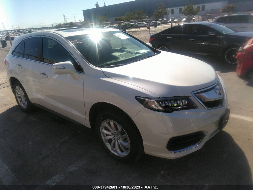 2018 Acura Rdx W VIN: 5J8TB3H59JL000993 Lot: 37942601