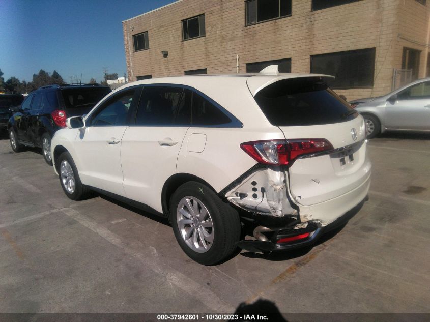 2018 Acura Rdx W VIN: 5J8TB3H59JL000993 Lot: 37942601