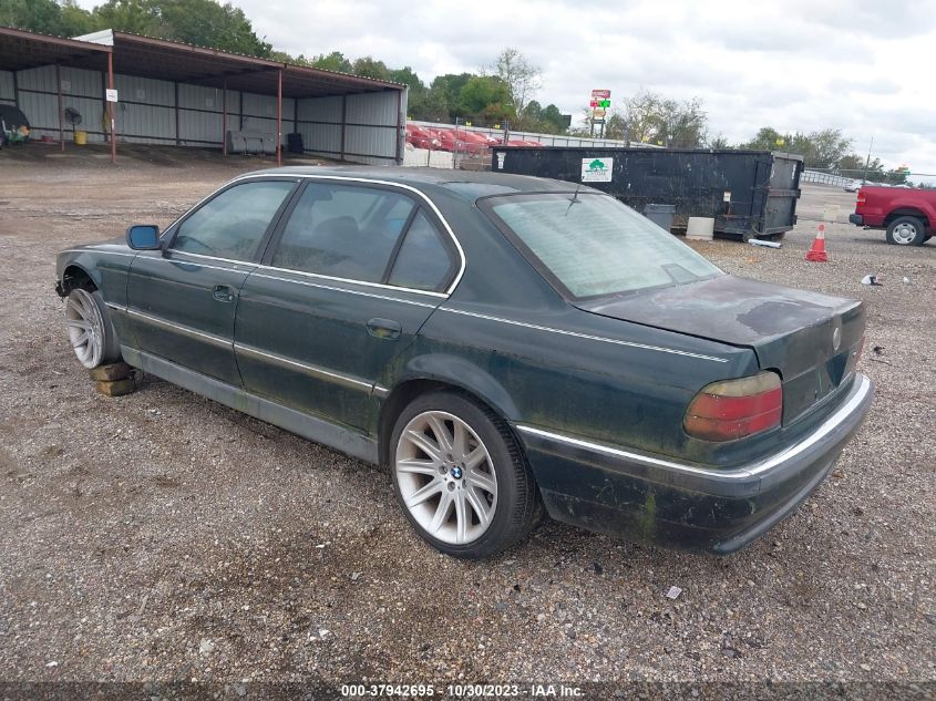 1998 BMW 7 Series 740Il VIN: WBAGJ8328WDM12527 Lot: 37942695