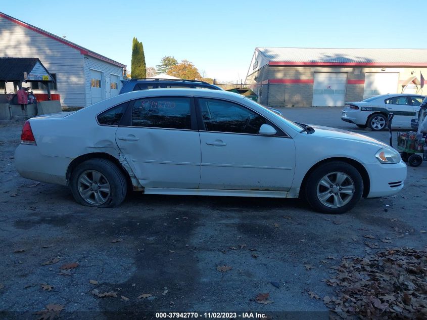 2012 Chevrolet Impala Ls Retail VIN: 2G1WA5E33C1126264 Lot: 37942770