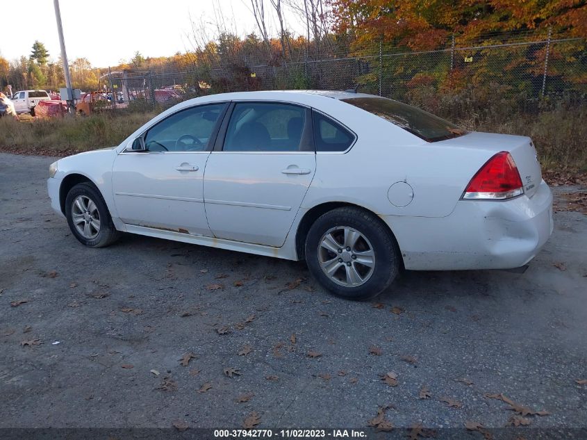 2012 Chevrolet Impala Ls Retail VIN: 2G1WA5E33C1126264 Lot: 37942770