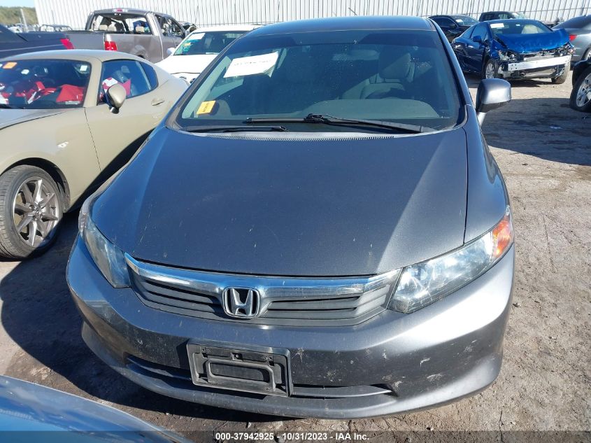 2012 Honda Civic Sdn Lx VIN: 2HGFB2F59CH557249 Lot: 37942925