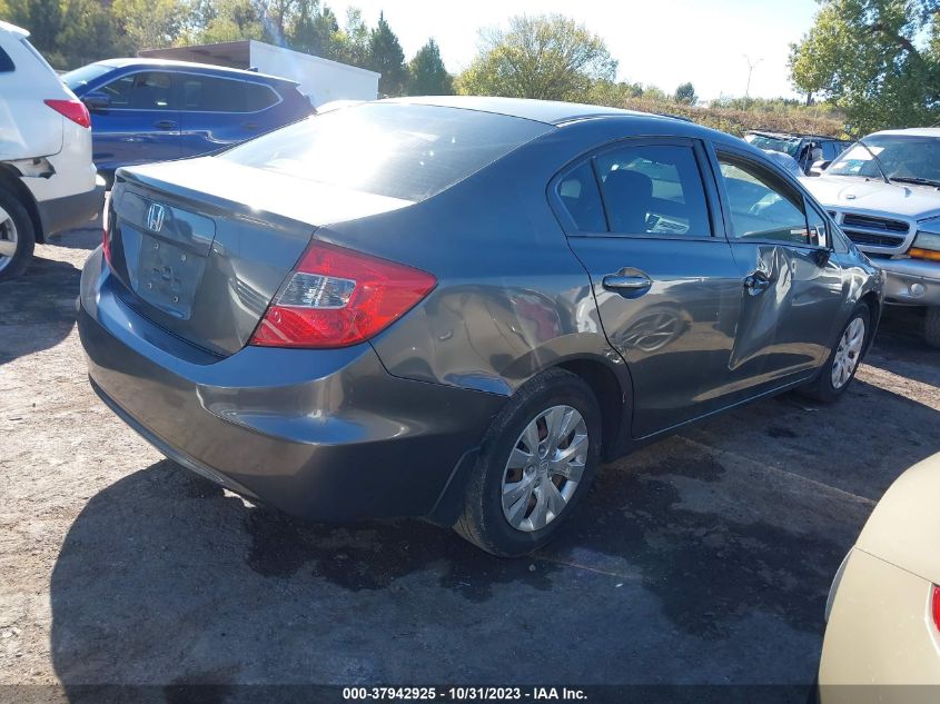 2012 Honda Civic Sdn Lx VIN: 2HGFB2F59CH557249 Lot: 37942925