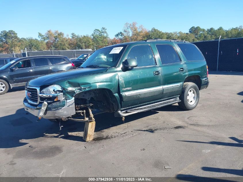 2002 GMC Yukon Slt VIN: 1GKEK13Z12J111268 Lot: 37942938