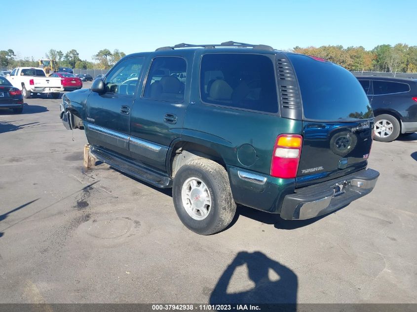 2002 GMC Yukon Slt VIN: 1GKEK13Z12J111268 Lot: 37942938