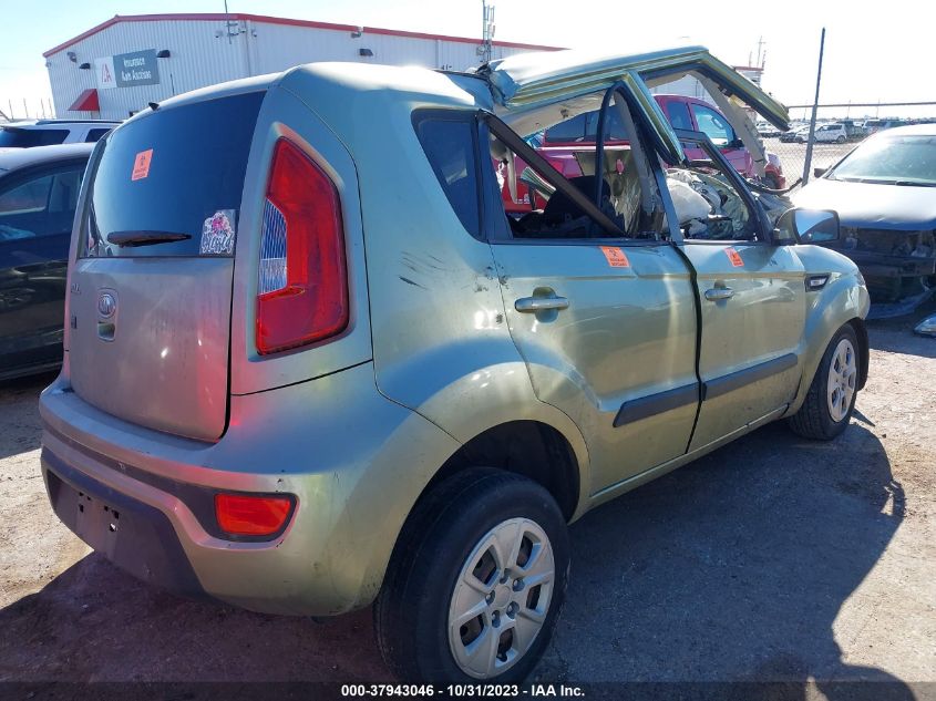 2012 Kia Soul Base VIN: KNDJT2A53C7356228 Lot: 37943046