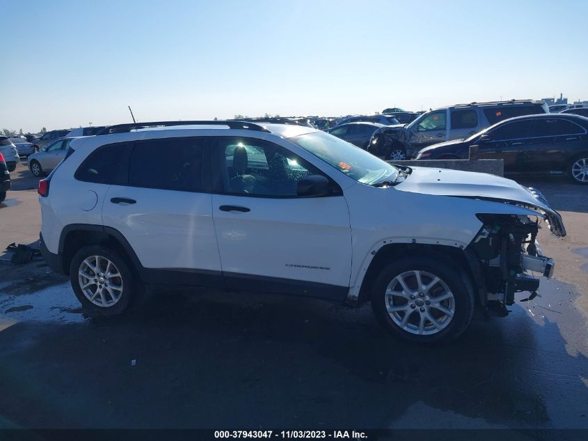 2017 Jeep Cherokee Sport VIN: 1C4PJLAB5HW617660 Lot: 37943047