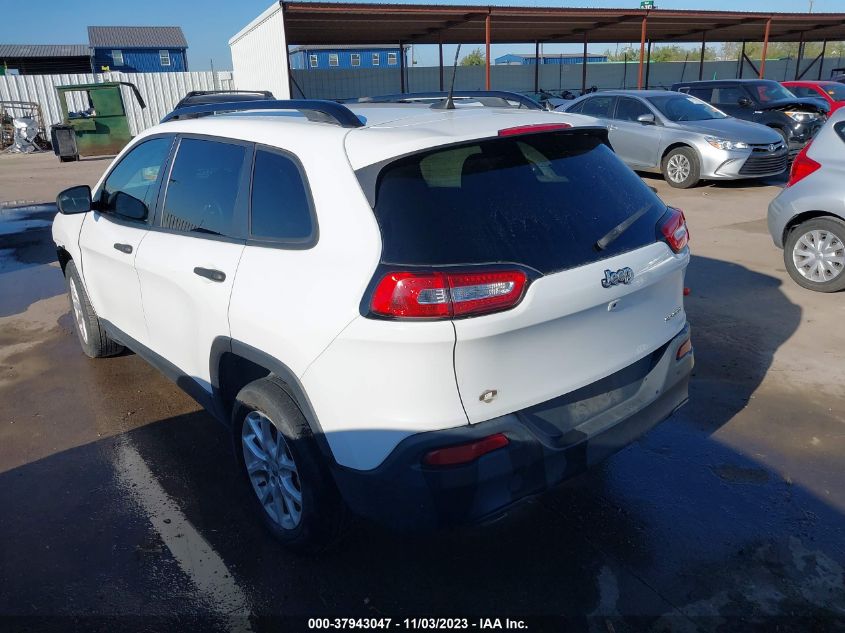 2017 Jeep Cherokee Sport VIN: 1C4PJLAB5HW617660 Lot: 37943047