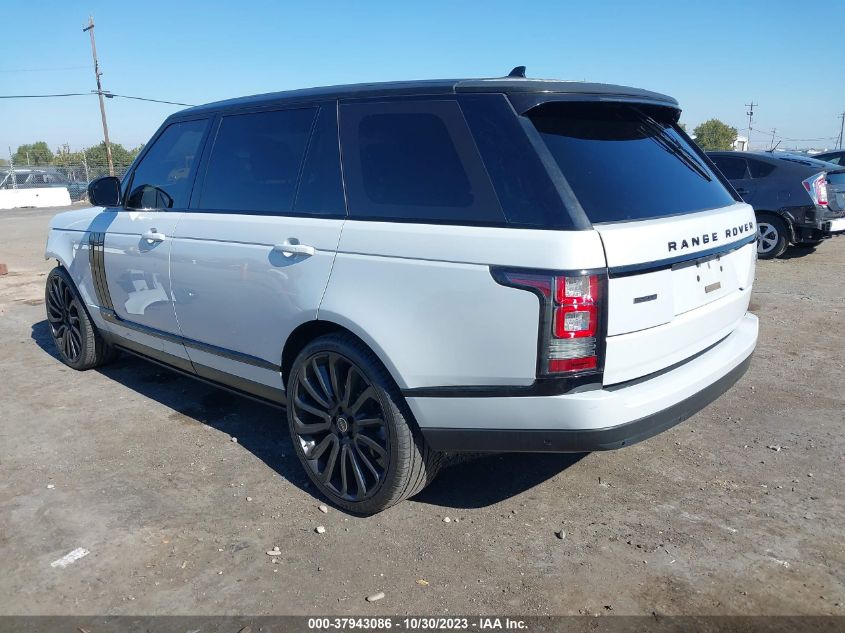 2015 Land Rover Range Rover Supercharged VIN: SALGS3TF2FA242164 Lot: 37943086