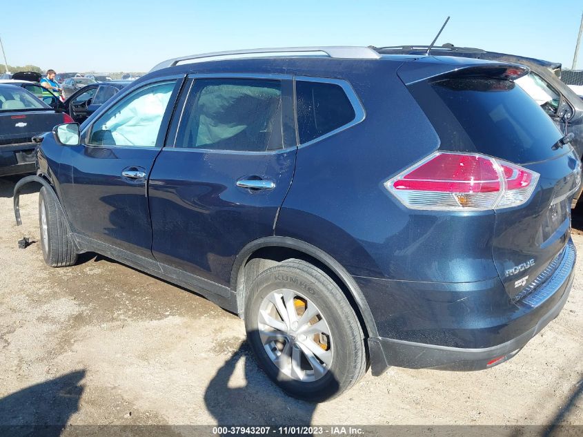 2016 Nissan Rogue Sv VIN: KNMAT2MV6GP724144 Lot: 37943207