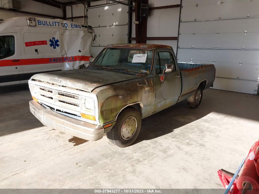 1988 Dodge D-Series D100 VIN: 1B7FD04Y4JS777754 Lot: 37943277