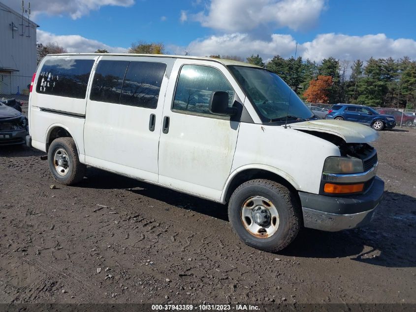 2009 Chevrolet Express Passenger VIN: 1GAHG35K291176705 Lot: 37943359