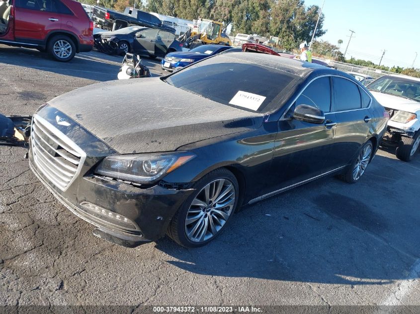 2017 Genesis G80 5.0 Ultimate VIN: KMHGN4JF8HU190706 Lot: 37943372