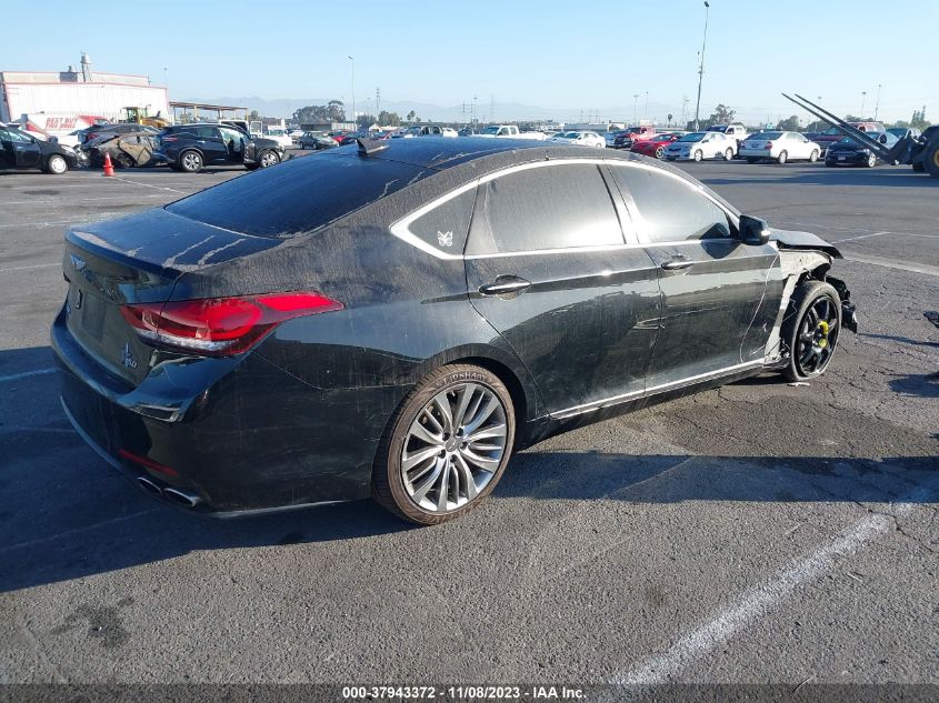 2017 Genesis G80 5.0 Ultimate VIN: KMHGN4JF8HU190706 Lot: 37943372