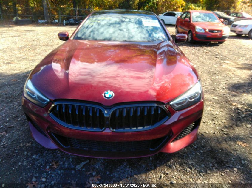 2022 BMW 8 Series M850I VIN: WBAGV8C05NCJ95140 Lot: 37943380