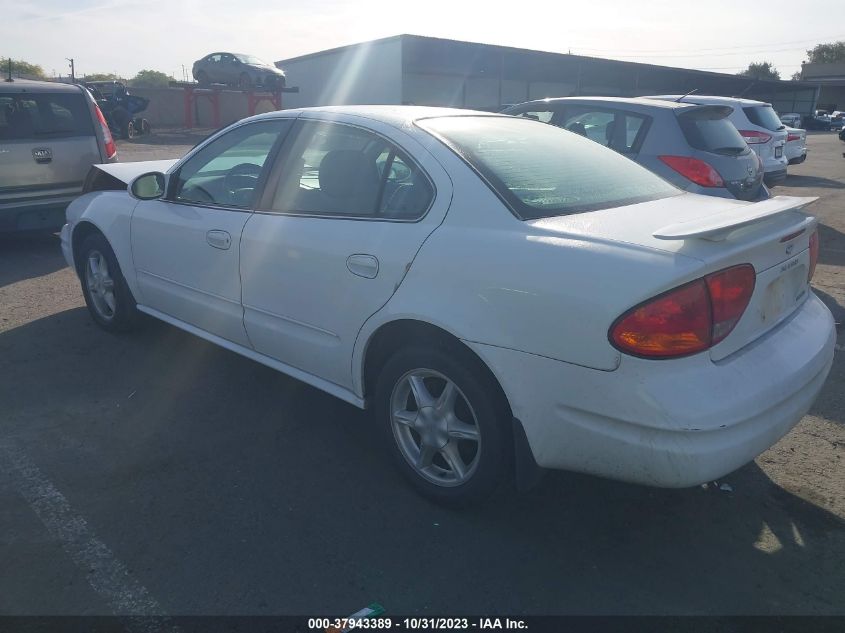 2001 Oldsmobile Alero Gl2 VIN: 1G3NL52E91C175270 Lot: 37943389