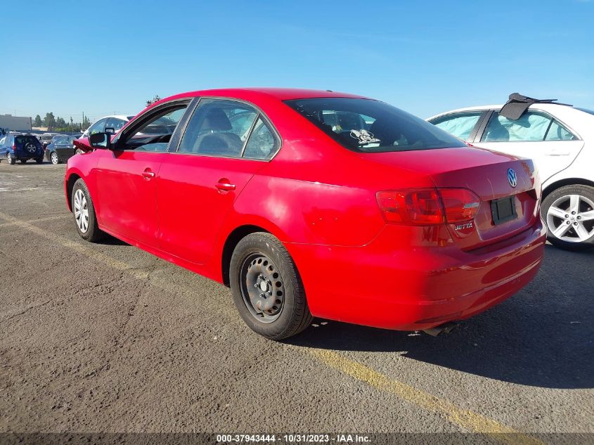 2013 Volkswagen Jetta Sedan S VIN: 3VW2K7AJ0DM436723 Lot: 37943444