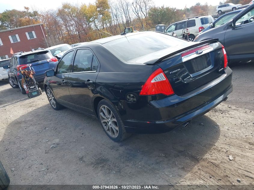 2012 Ford Fusion Sel VIN: 3FAHP0JG8CR173205 Lot: 40553341