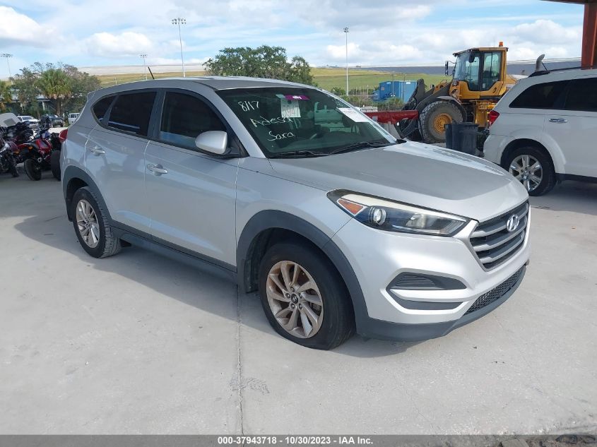 2017 Hyundai Tucson Se VIN: KM8J23A44HU260287 Lot: 37943718