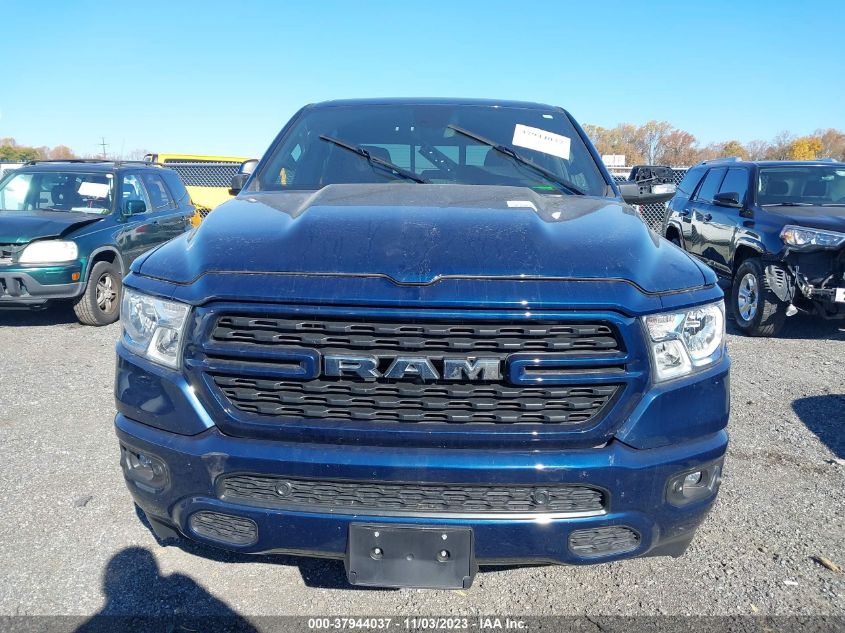 2022 Ram 1500 Big Horn 4X4 5'7" Box VIN: 1C6SRFFT6NN424416 Lot: 37944037