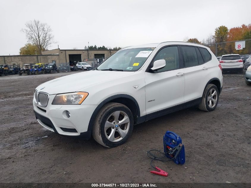 2011 BMW X3 xDrive28I VIN: 5UXWX5C58BL713156 Lot: 37944571