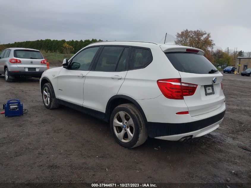 2011 BMW X3 xDrive28I VIN: 5UXWX5C58BL713156 Lot: 37944571