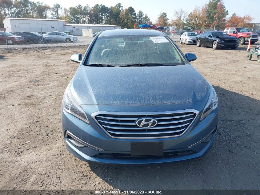 2015 Hyundai Sonata 2.4L Se VIN: 5NPE24AF3FH050526 Lot: 37944591