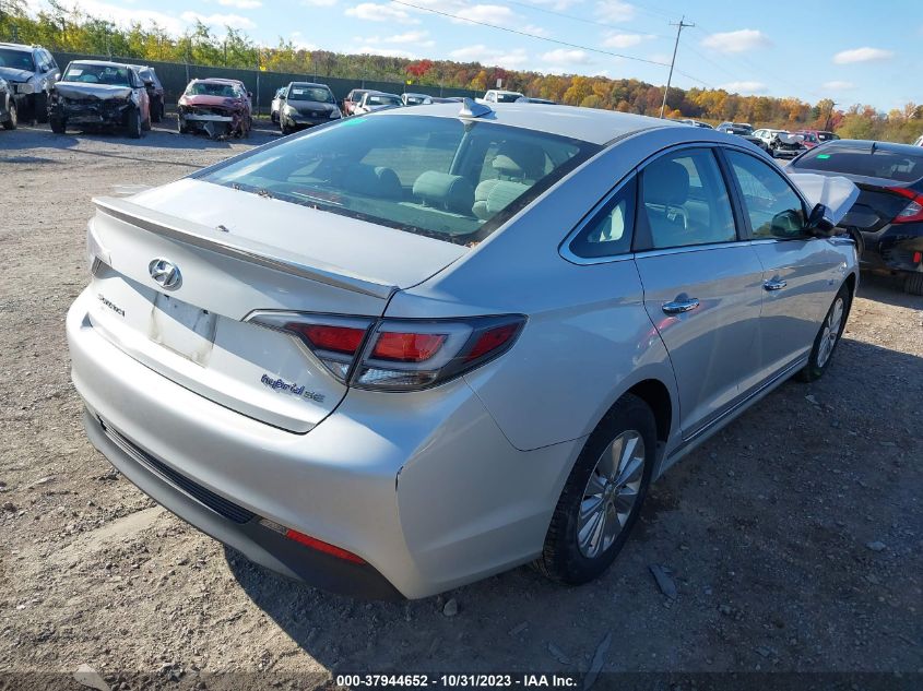 2016 Hyundai Sonata Hybrid Se VIN: KMHE24L13GA009559 Lot: 37944652