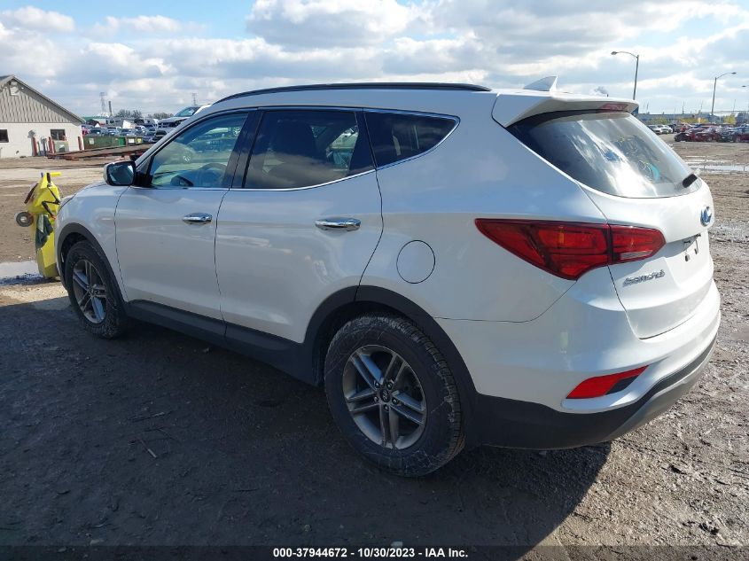 2017 Hyundai Santa Fe Sport 2.4L VIN: 5NMZU3LB3HH002279 Lot: 37944672