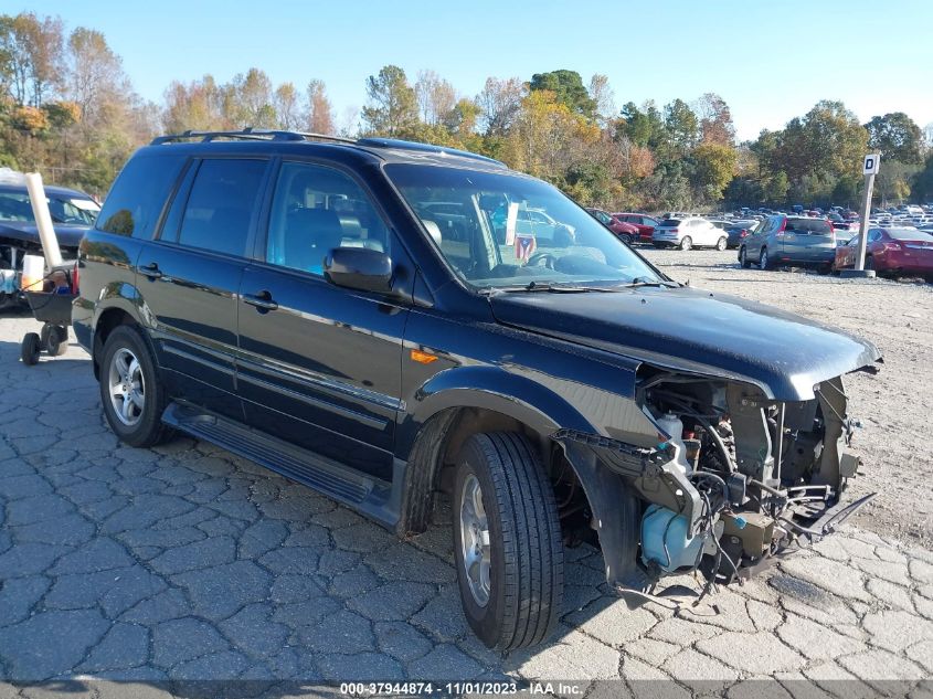 2008 Honda Pilot Ex-L VIN: 5FNYF28698B026423 Lot: 37944874