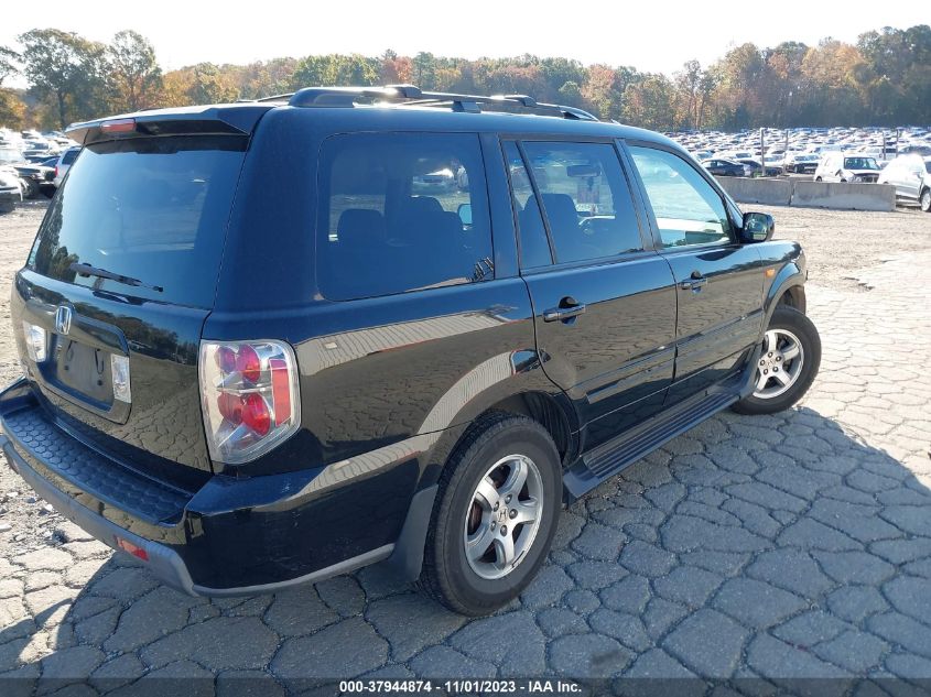 2008 Honda Pilot Ex-L VIN: 5FNYF28698B026423 Lot: 37944874