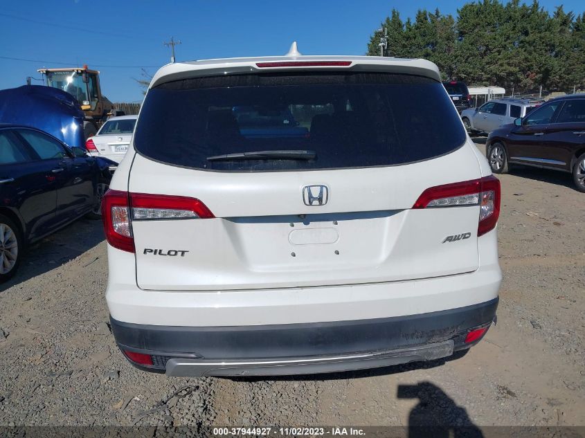 2019 Honda Pilot Ex VIN: 5FNYF6H38KB027860 Lot: 37944927