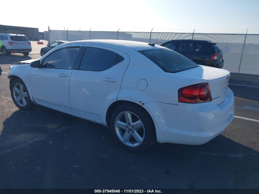 2013 Dodge Avenger Se VIN: 1C3CDZAB6DN605286 Lot: 37945048