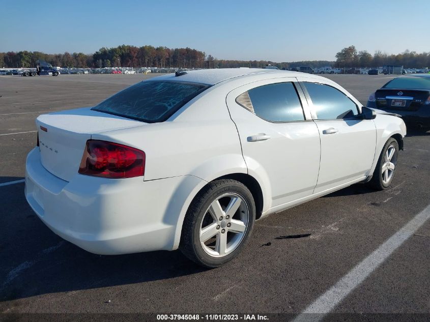 2013 Dodge Avenger Se VIN: 1C3CDZAB6DN605286 Lot: 37945048