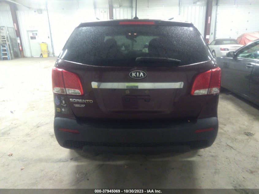 2011 Kia Sorento Lx VIN: 5XYKTCA12BG070041 Lot: 37945069