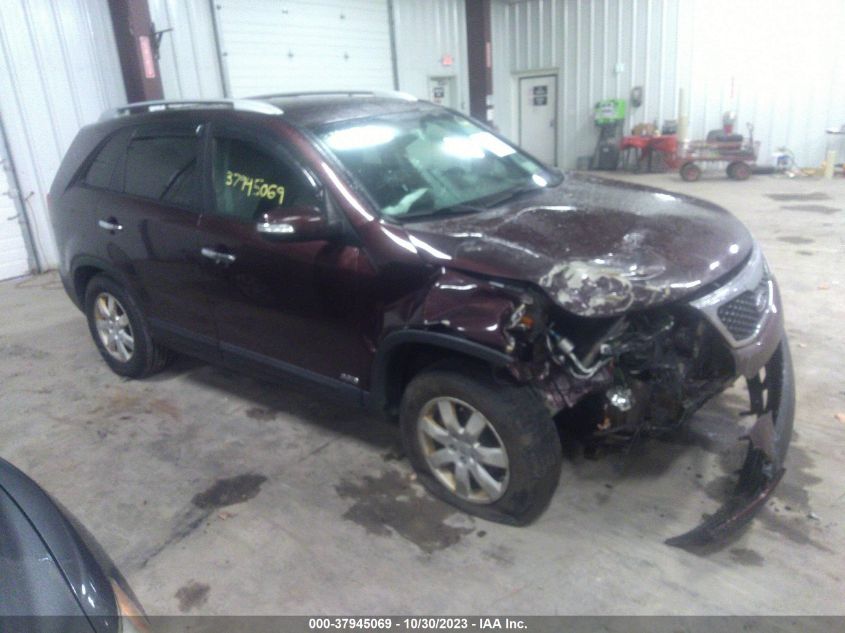 2011 Kia Sorento Lx VIN: 5XYKTCA12BG070041 Lot: 37945069